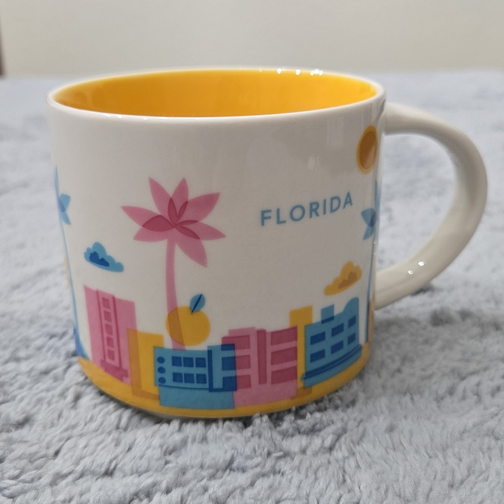 Starbucks Florida You Are Here Series Collection 14oz Coffee Tea Mug Cup